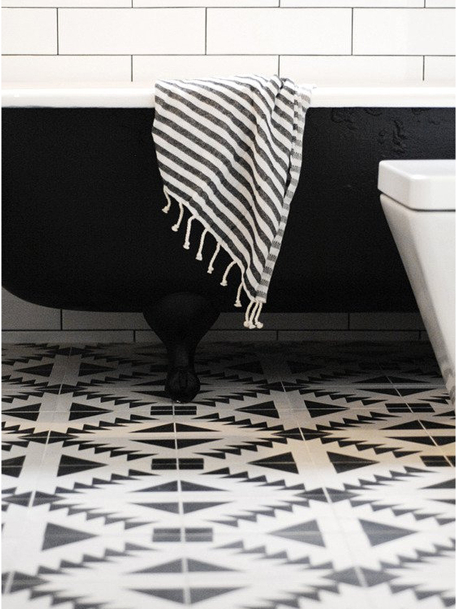 4 tips for pairing tile in the bathroom // Capree Kimball // via sarah sherman samuel