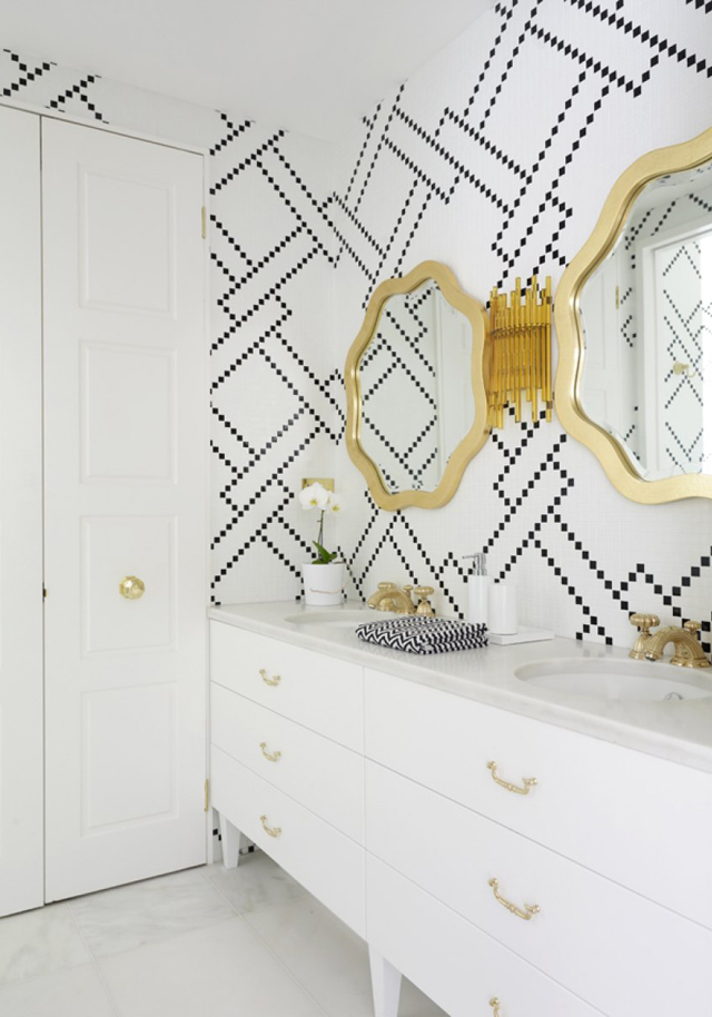 4 tips for pairing tile in the bathroom // Greg Natale // via sarah sherman samuel