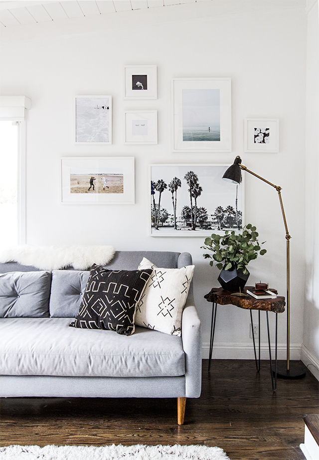 how to build an artful gallery wall from family moments // sarah sherman samuel