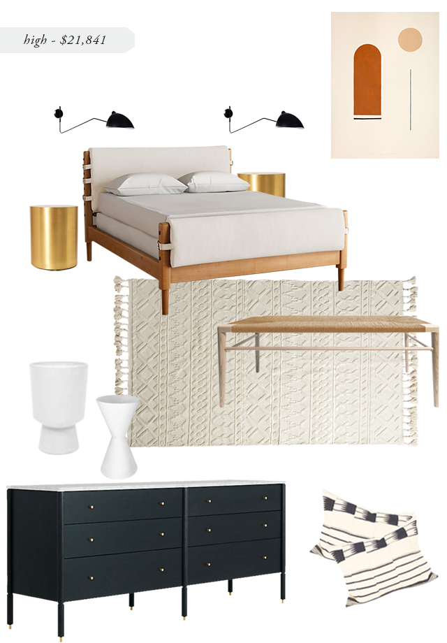 artful modern classic bedroom // sarah sherman samuel