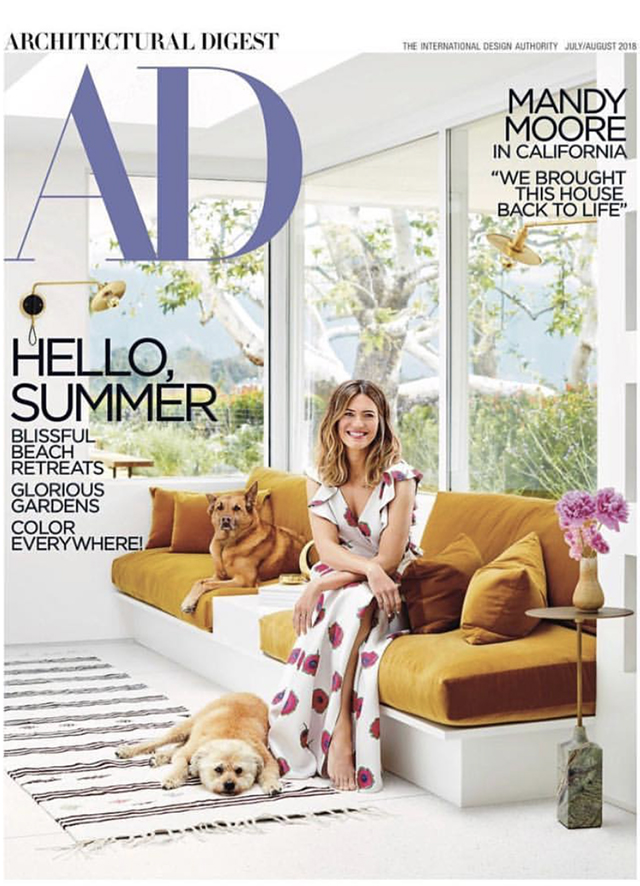 mandy moore architectural digest cover